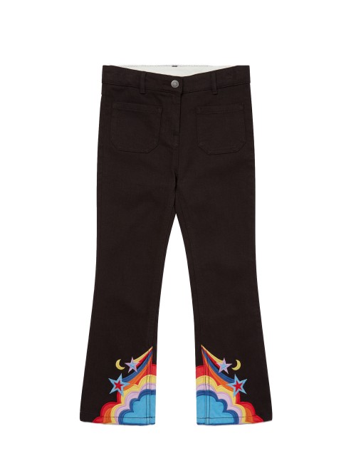 Black Straight-Leg Boy Jeans Ssense Bambino Abbigliamento Pantaloni e jeans Pantaloni Pantaloni chinos 